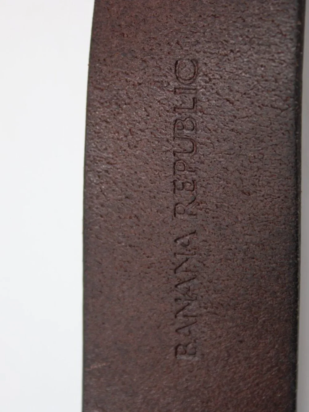 Banana Republic Brown Genuine Buffalo Leather Belt Mens Size 36 1.5